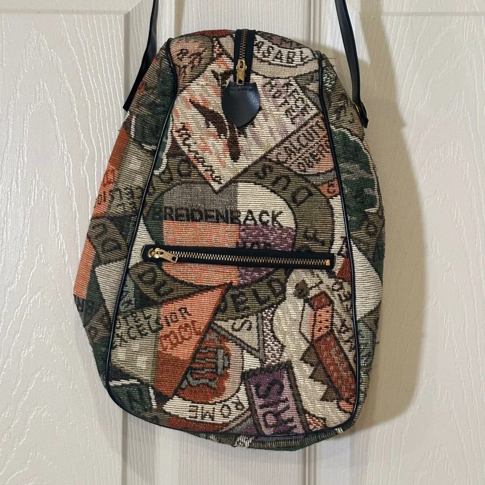 Vintage Tapestry Sling Backpack Travel Shoulder Bag Multi Color